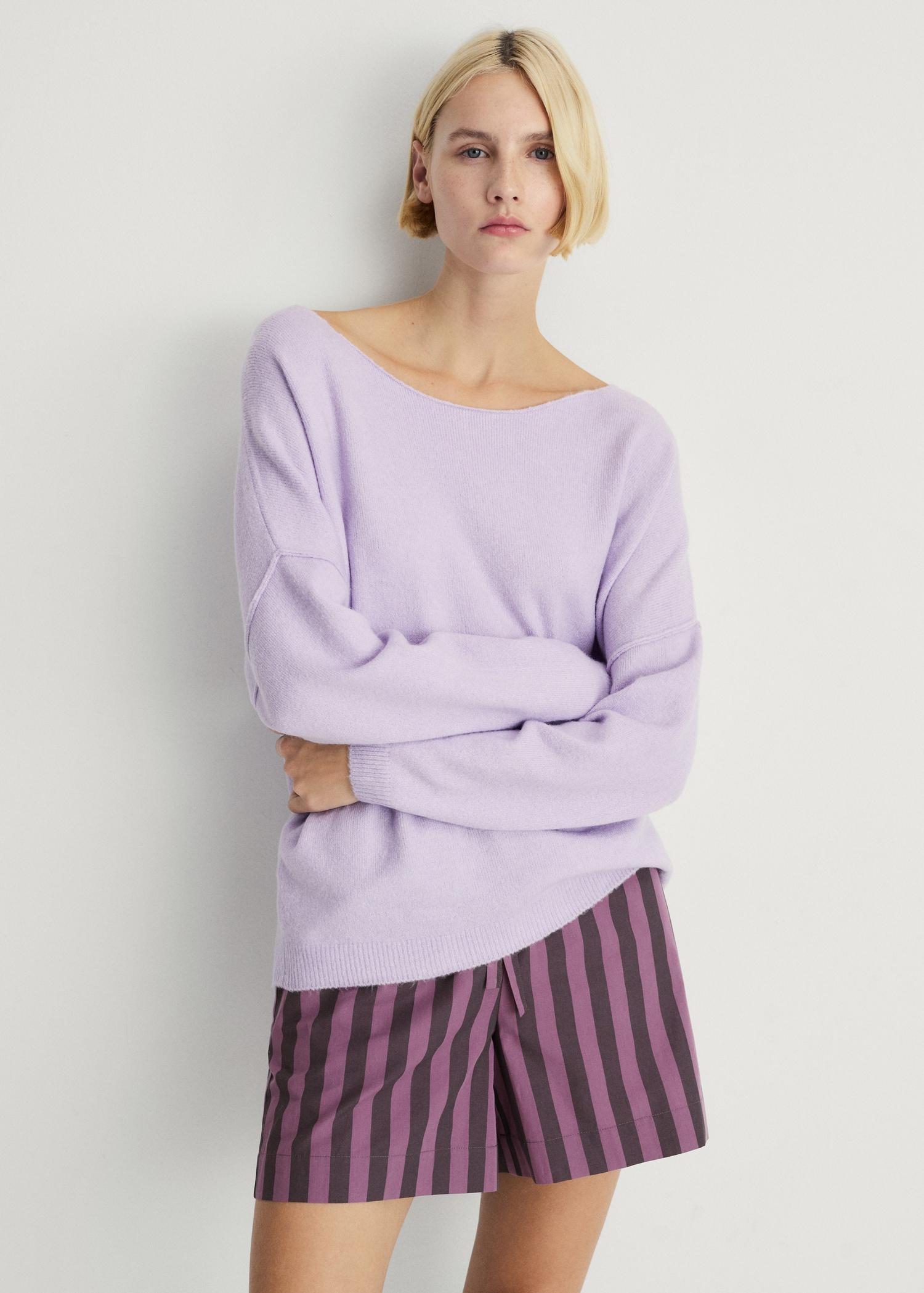 Oversize knit sweater - Women | MANGO USA Product Image