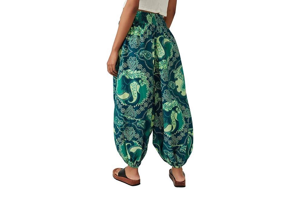 Free People After Glow Balloon Pants (Lagoon Combo) Women's Clothing Product Image