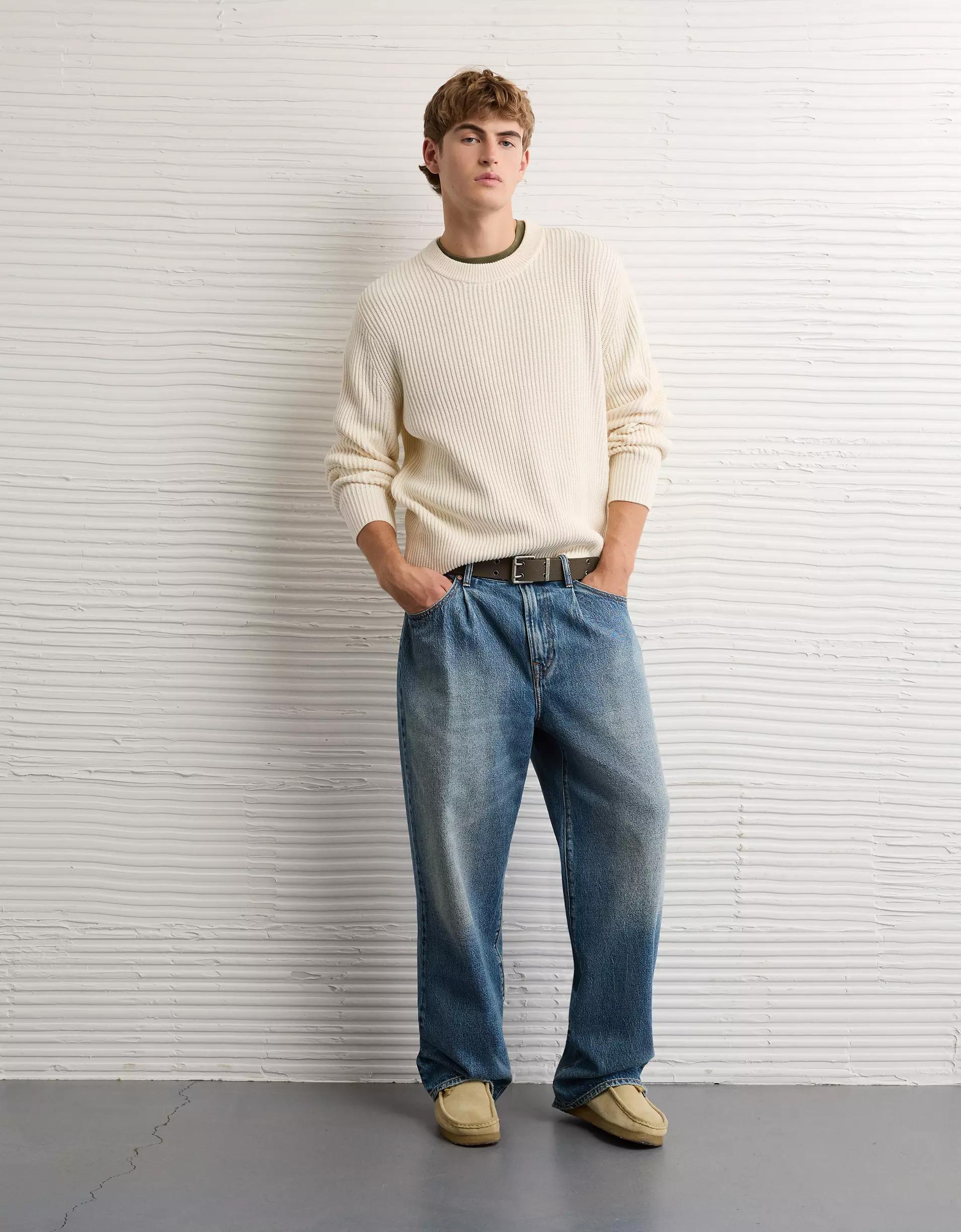 AE Fisherman Crew Neck Sweater Product Image