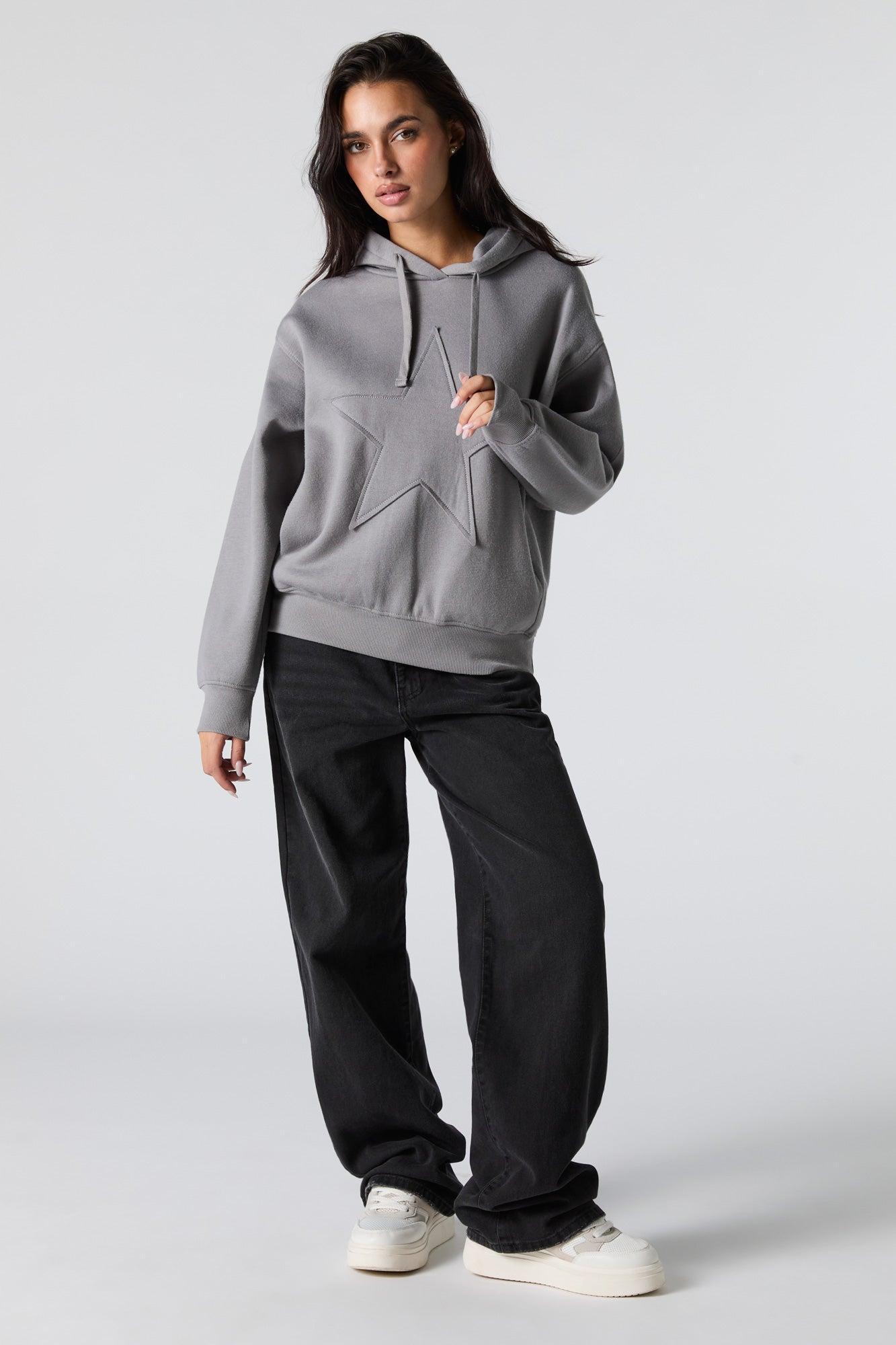 Graphic Fleece Hoodie Female Product Image