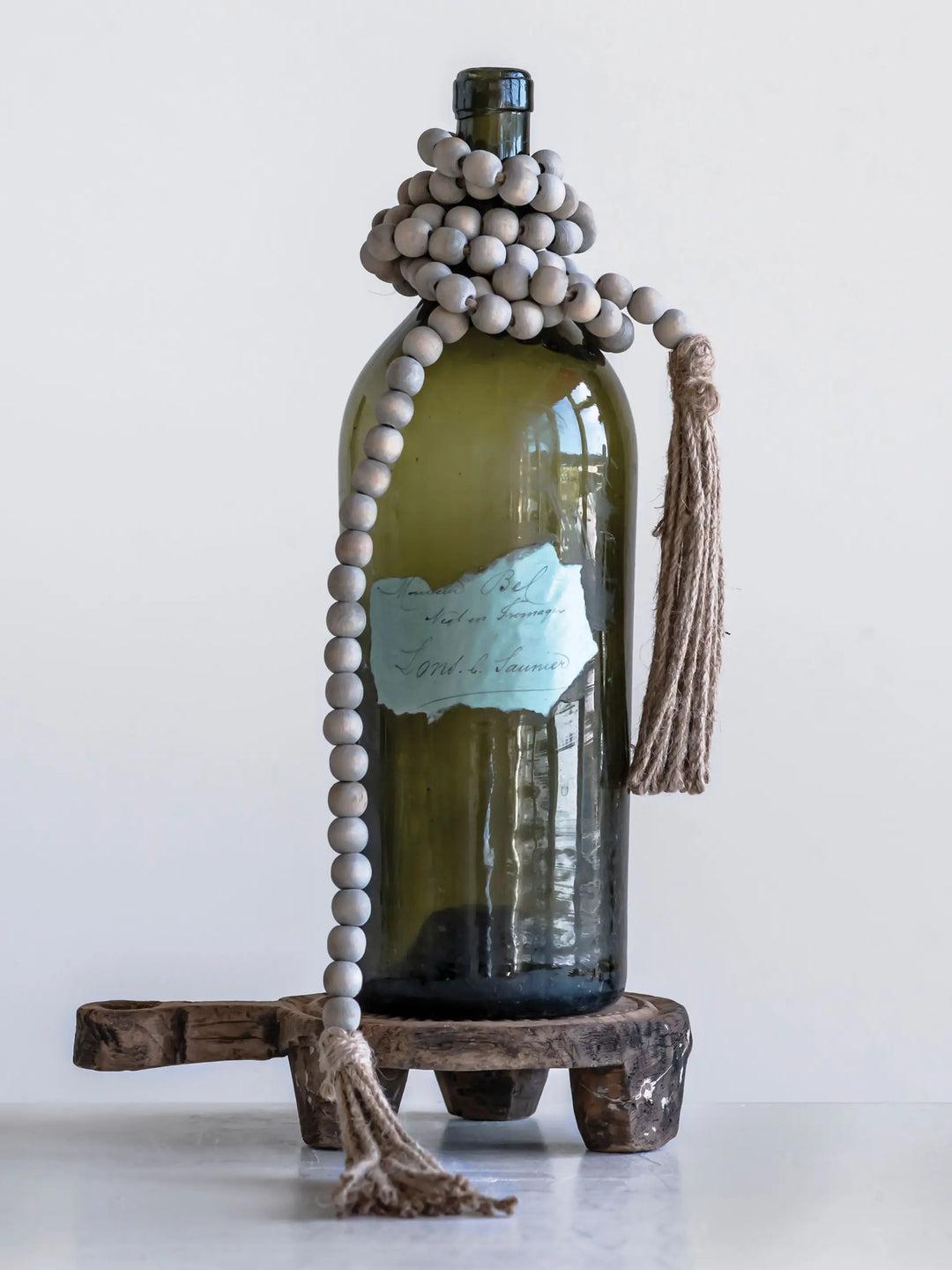 Wood Bead Garland with Tassels Product Image