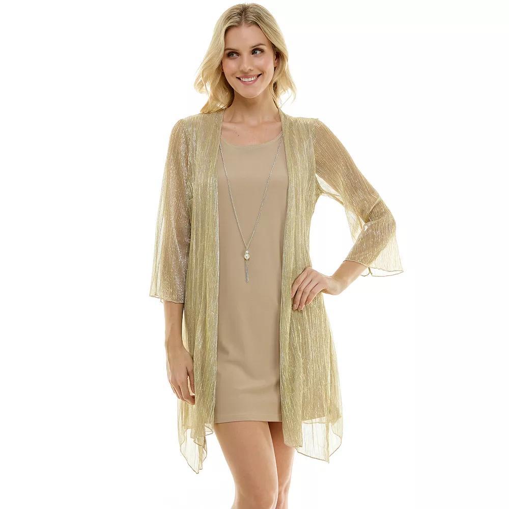 Womens Luxology 2-Piece Necklace & Jacket Dress Set, Womens Product Image