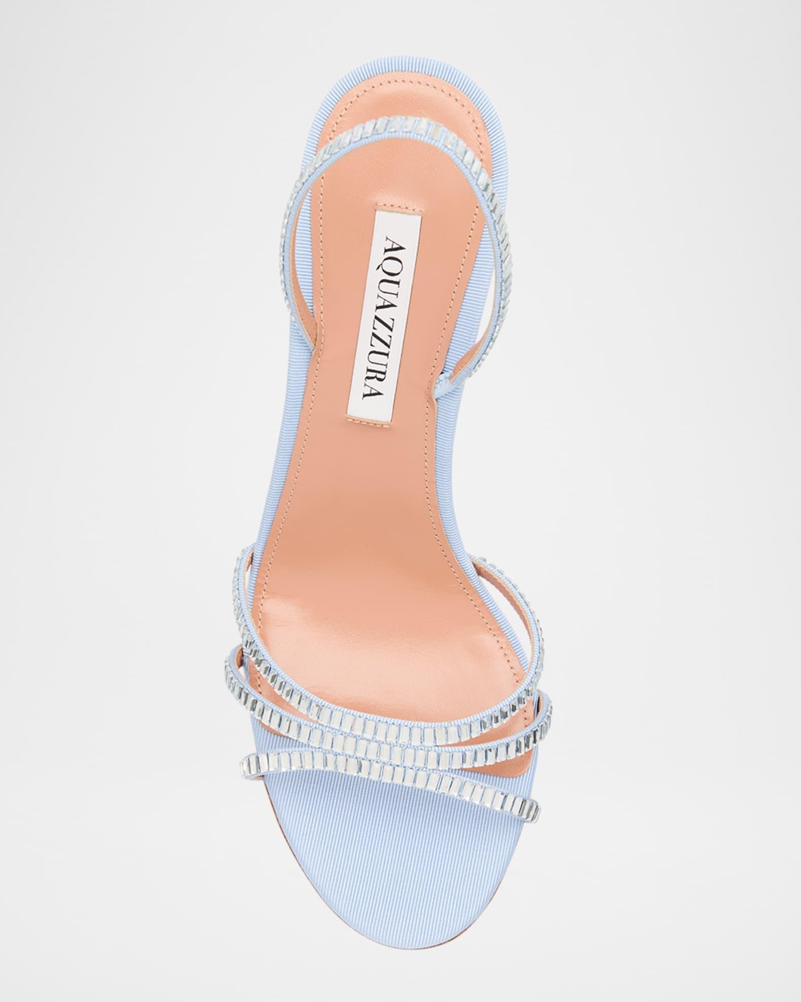 Memoire Crystal Grosgrain Halter Sandals Product Image