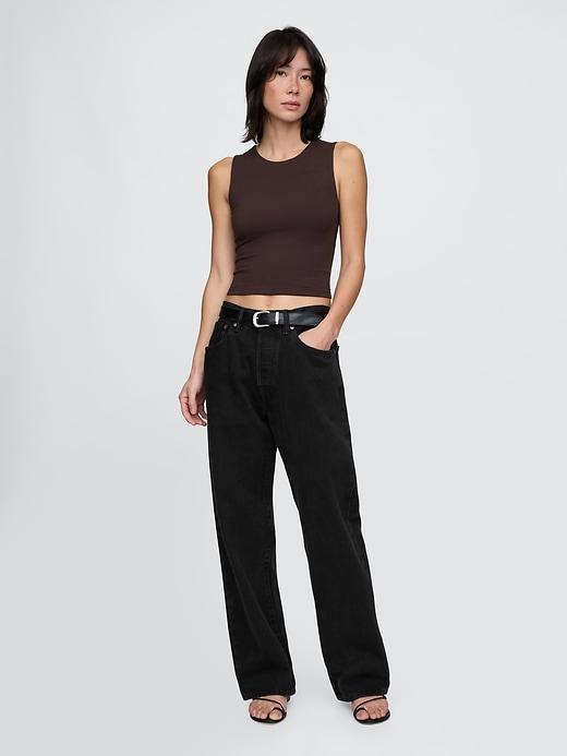 CloseKnit Jersey Cropped Shell Tank Top Product Image