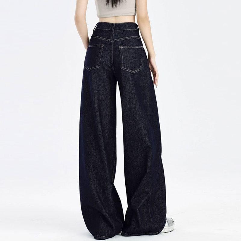 High Rise Wide Leg Jeans Product Image