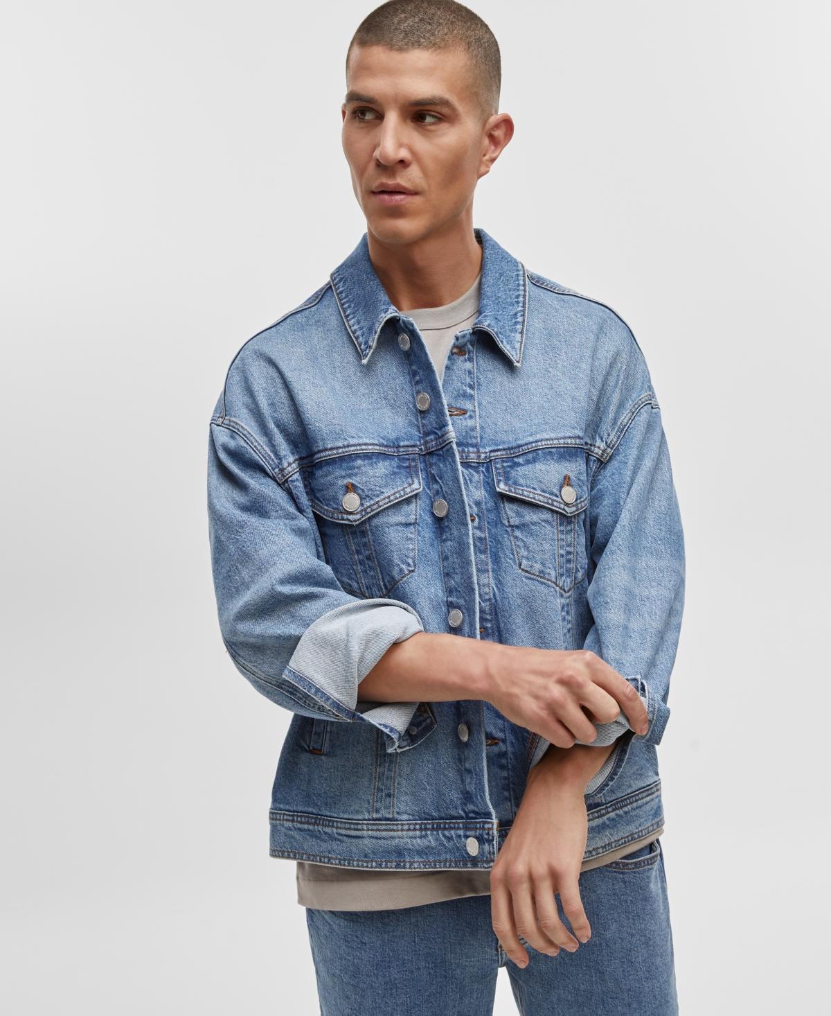 Mode of One Mens Regular-Fit Denim Trucker Jacket, Created for Macys Product Image