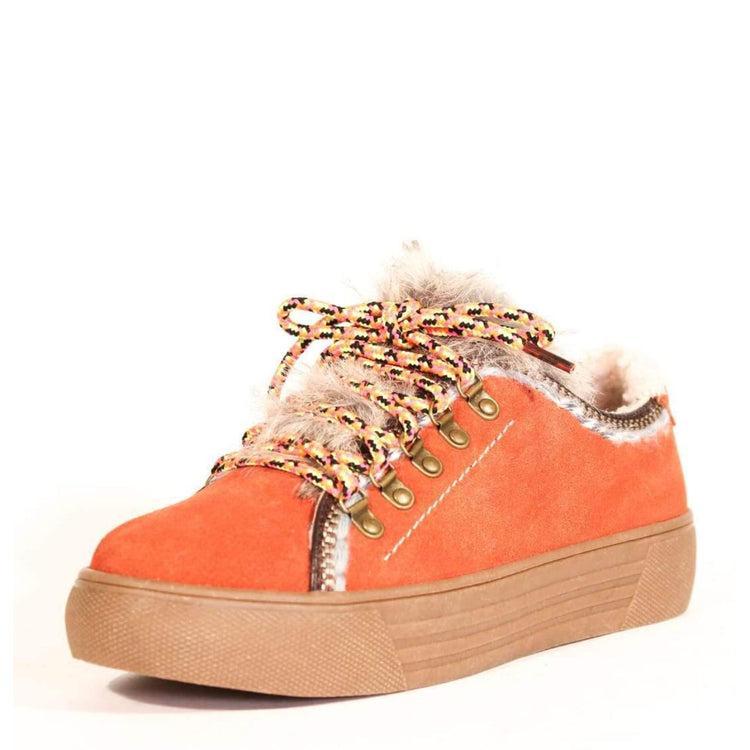Cyclone Suede Shearling Sneakers Product Image