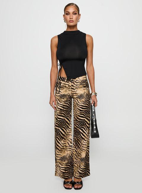 Low Rise Roomy Pants Multi Product Image