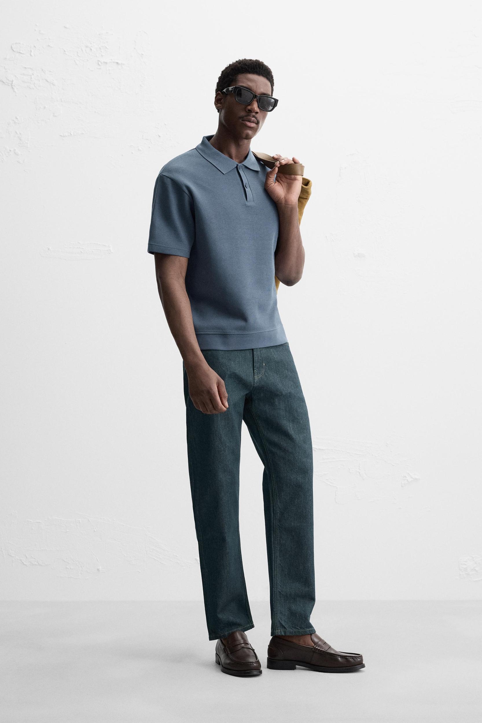 INTERLOCK TEXTURED POLO Product Image