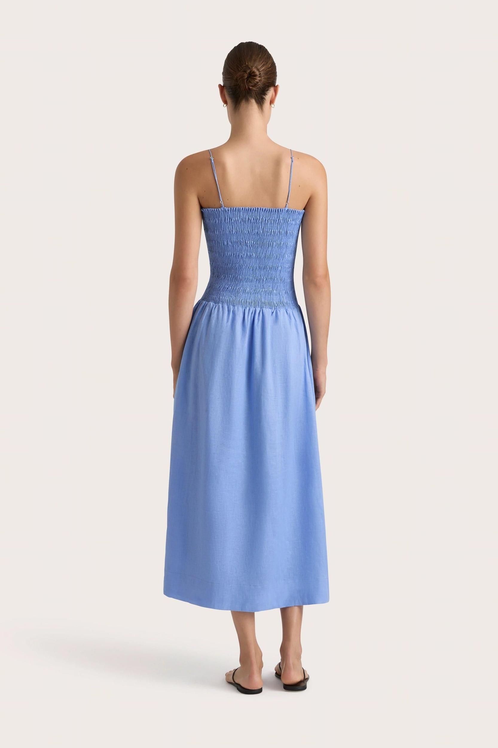 Geriba Midi Dress Mid Blue - Final Sale Product Image