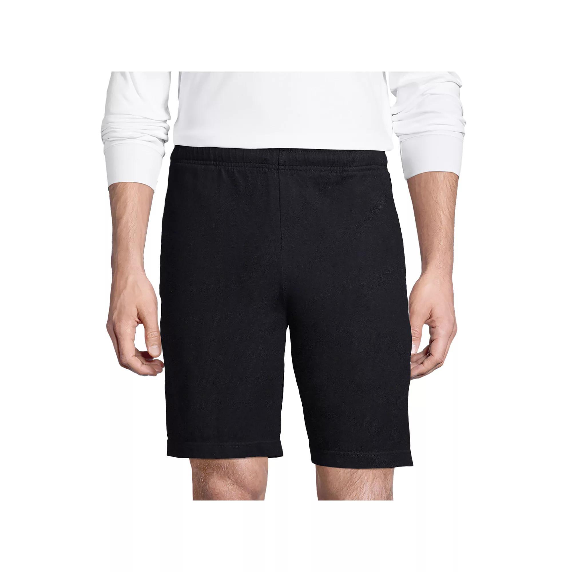 Big & Tall Lands' End Jersey Knit Shorts, Men's, Size: 2XB, Radiant Blue Product Image