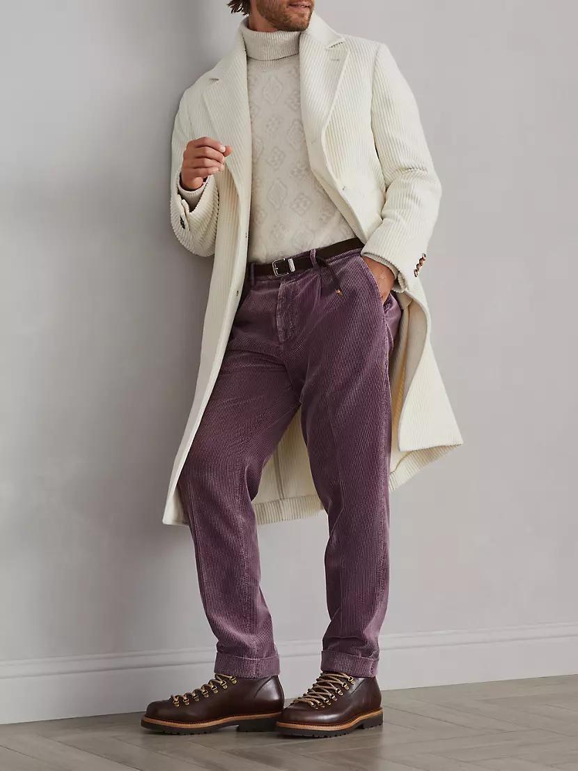 Geometric Jacquard Turtleneck Sweater Product Image