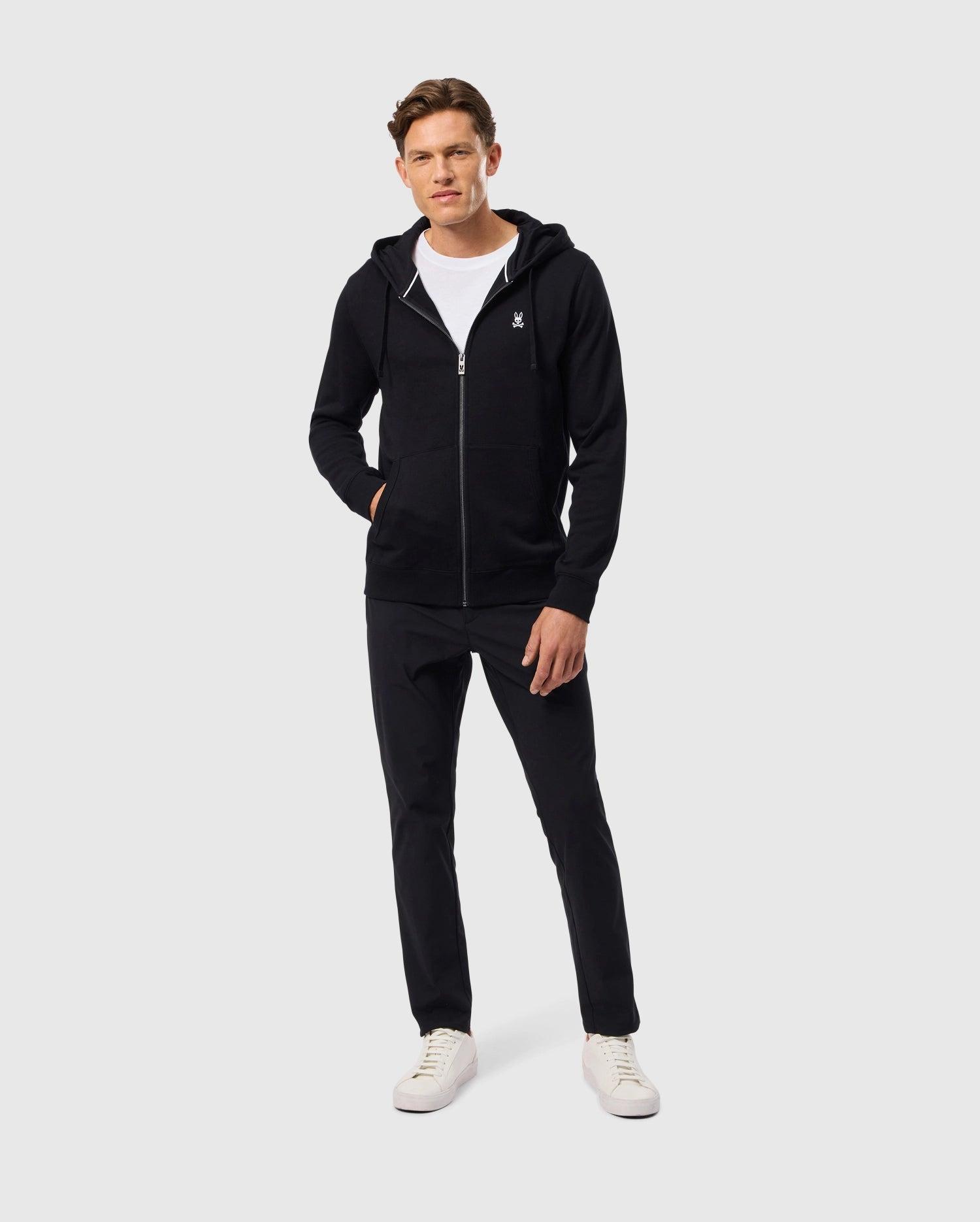 Men's Levy Zip Fleece Hoodie 001 BLACK / XXXL Product Image