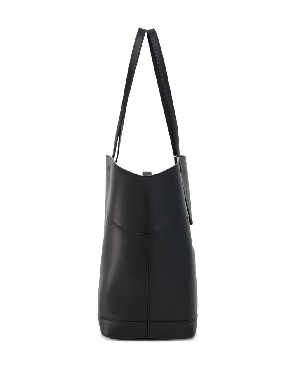 FERRAGAMO Charming Logo-print Tote Bag In Black Product Image