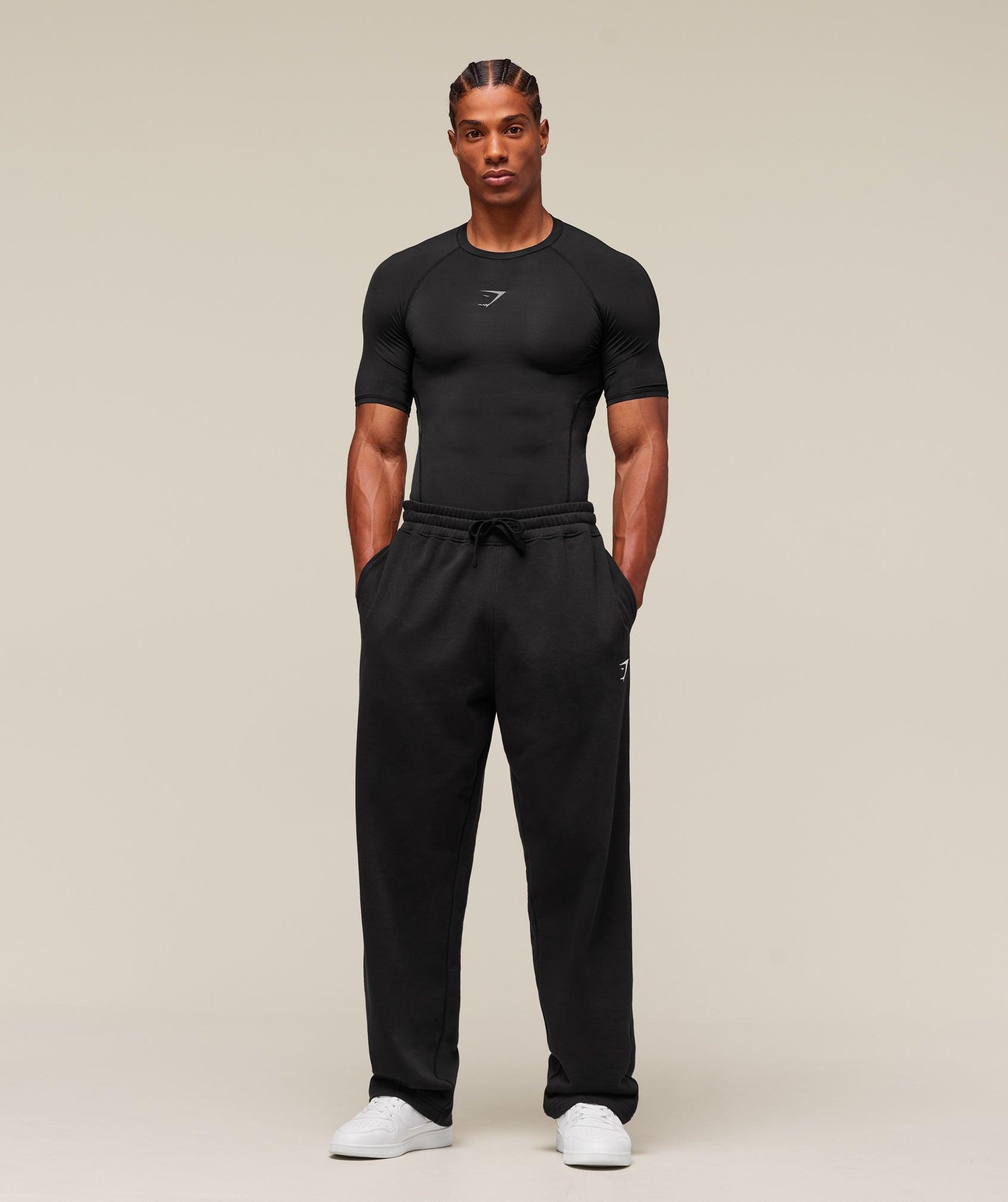 Gymshark Element Baselayer T-Shirt - Black Male Product Image
