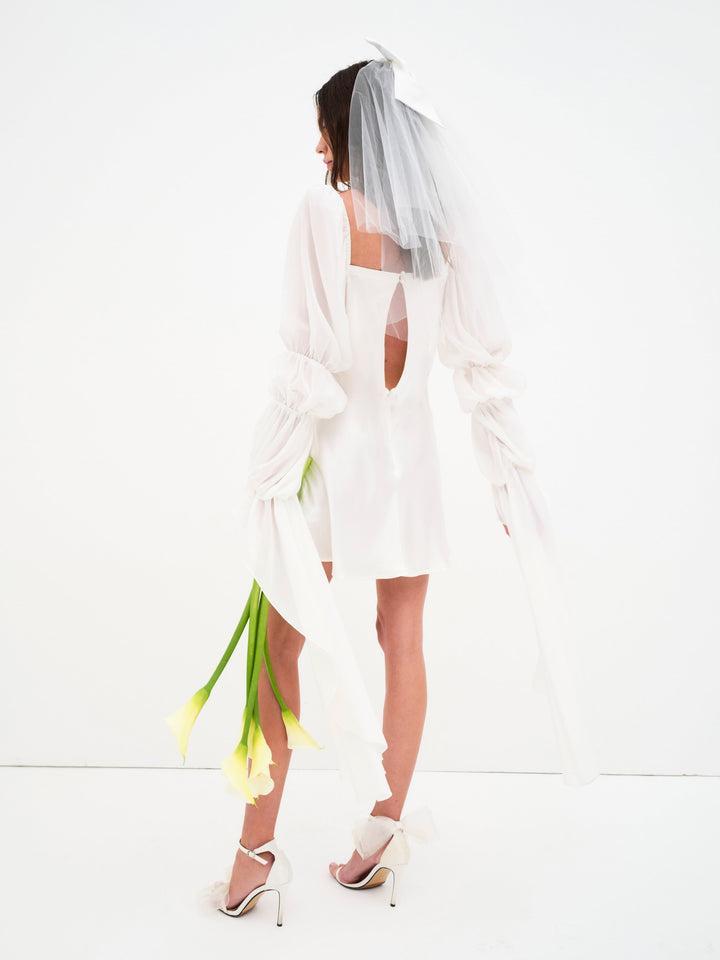 Willow Mini Dress — White Product Image