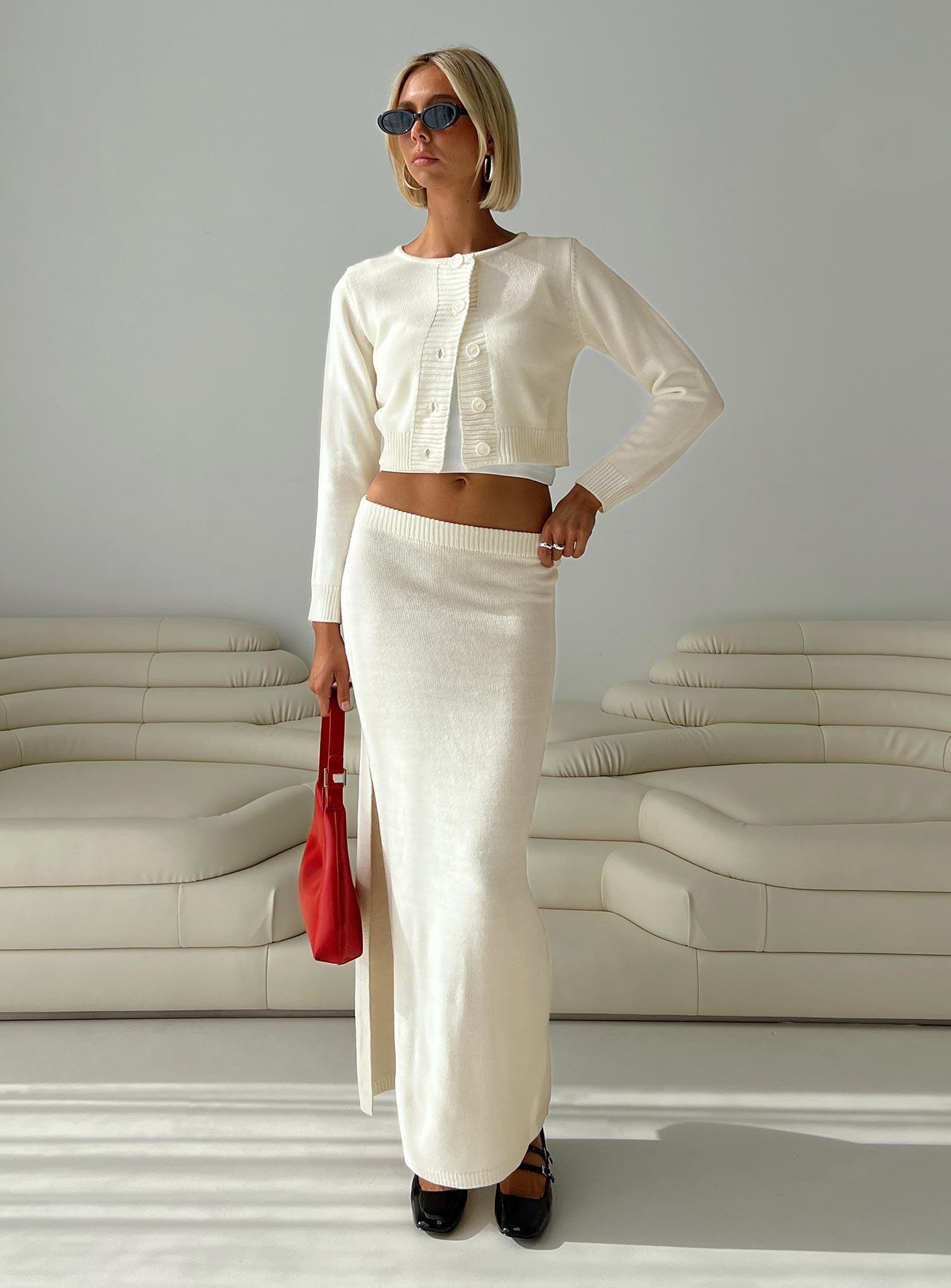 Collase Knit Sweater Cream Product Image