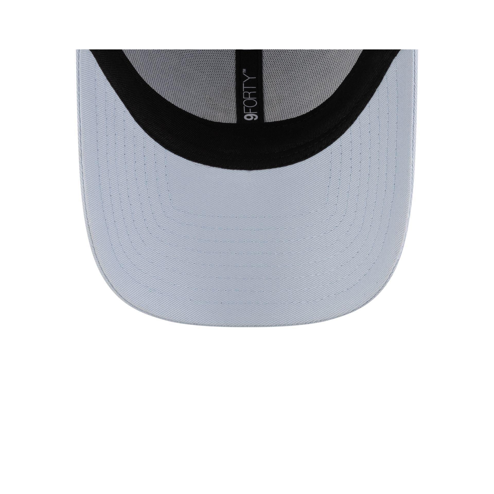 Los Angeles Dodgers Floral Pastel Blue 9FORTY Adjustable Hat Male Product Image