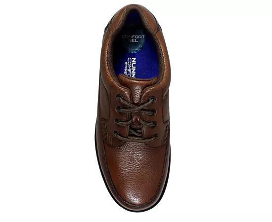 Nunn Bush Cam Mens Moc Toe Oxford Casual Shoes Red Tumble Product Image