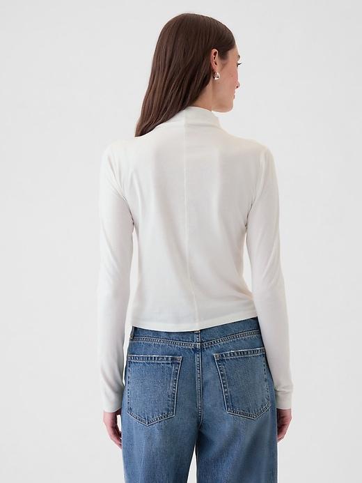 Featherweight Cropped Turtleneck Product Image