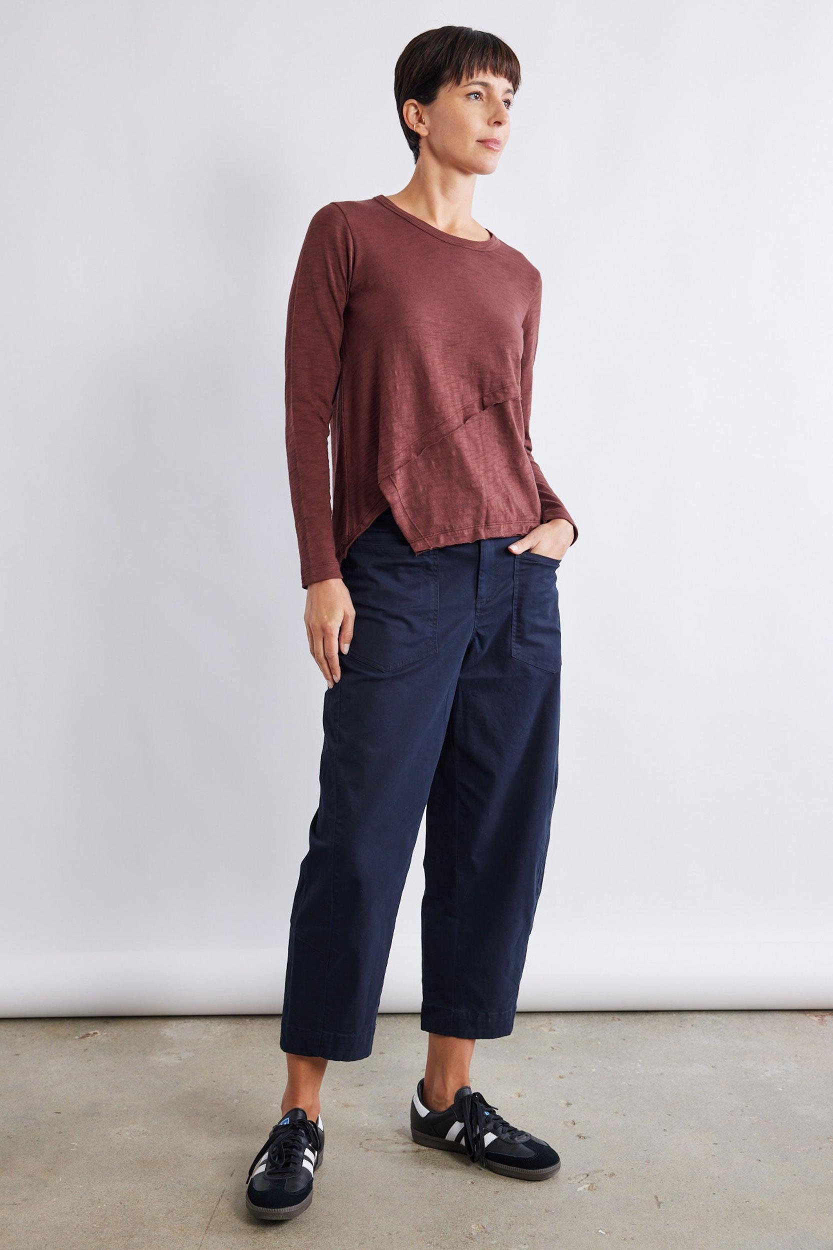 Inner Glow Asymmetric Long Sleeve Top Product Image
