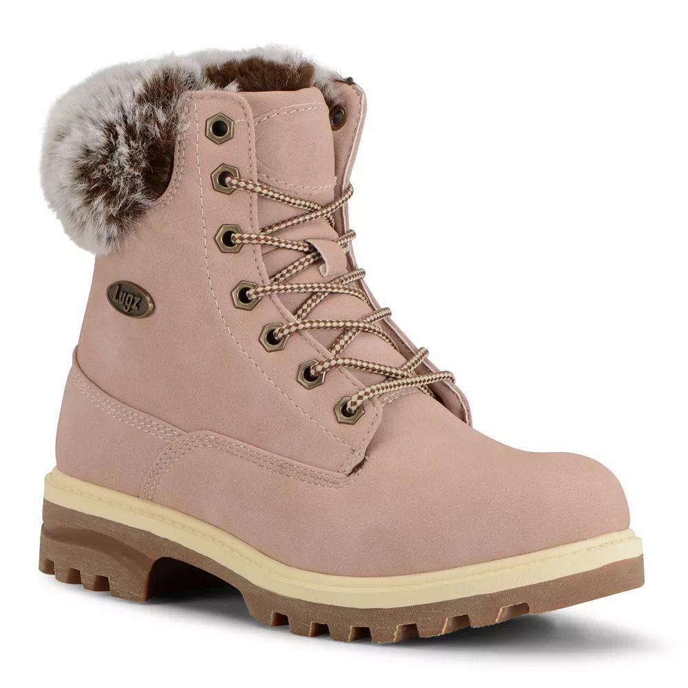 Lugz Empire Hi Faux-Fur Women's Water-Resistant Boots, Girl's, Size: 7 Medium, Soft Pink Product Image