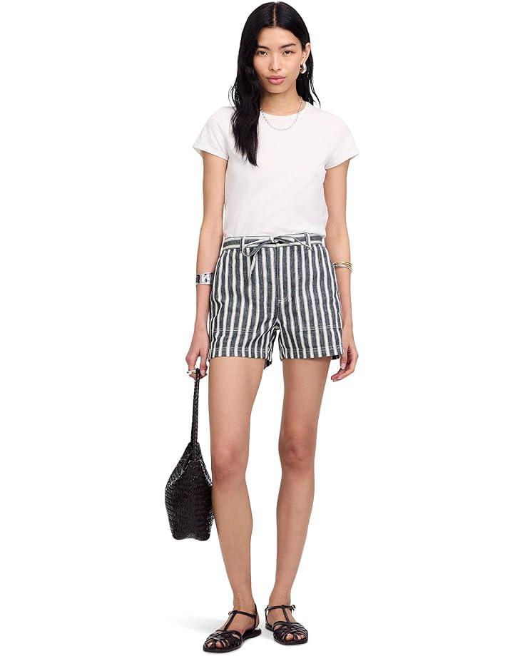 Pull-On Drawstring Shorts in 100% Linen Product Image