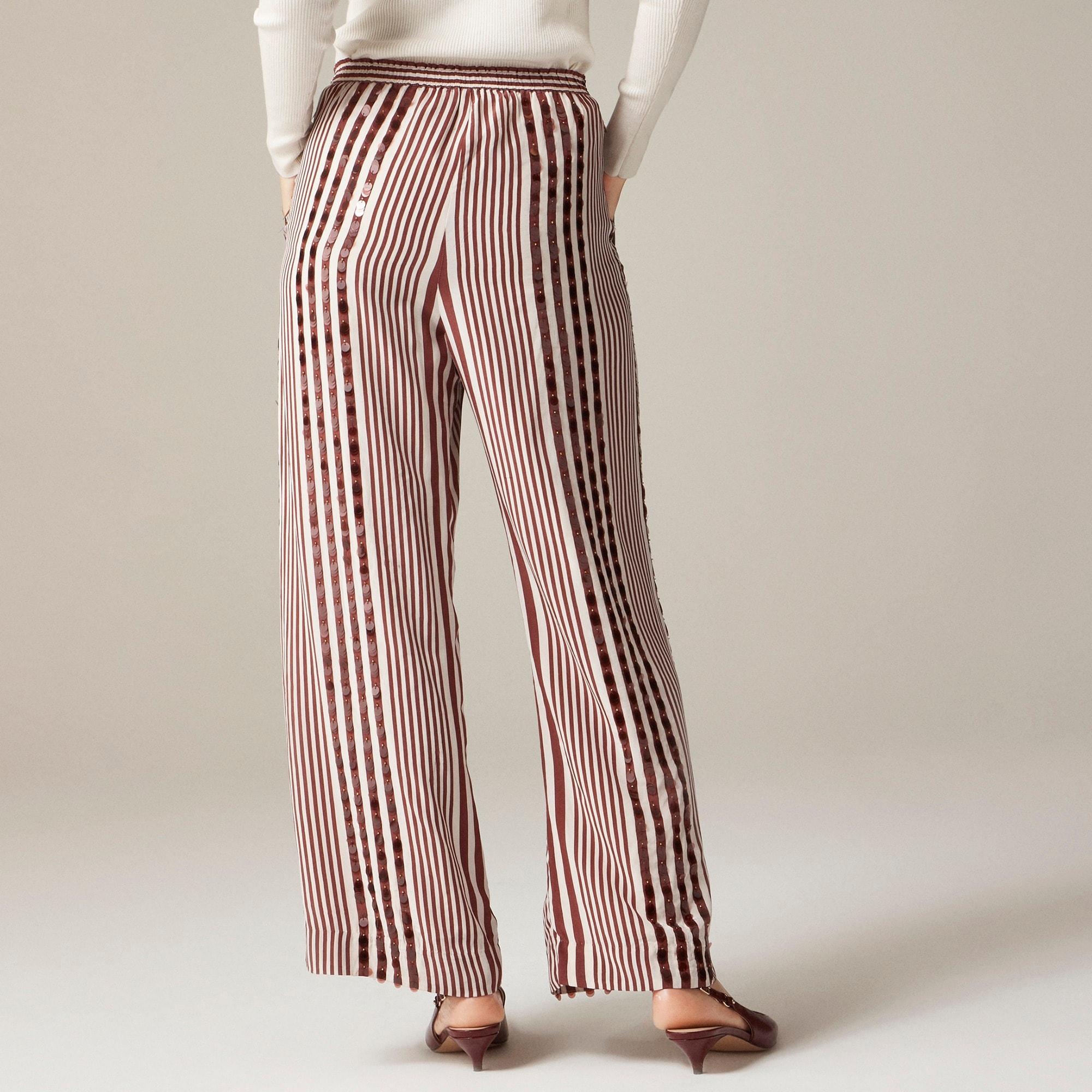 Collection cropped Stratus pant with sequins Product Image
