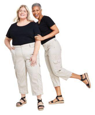 Style & Co Womens Cargo Capri Pants, Created for Macys Product Image
