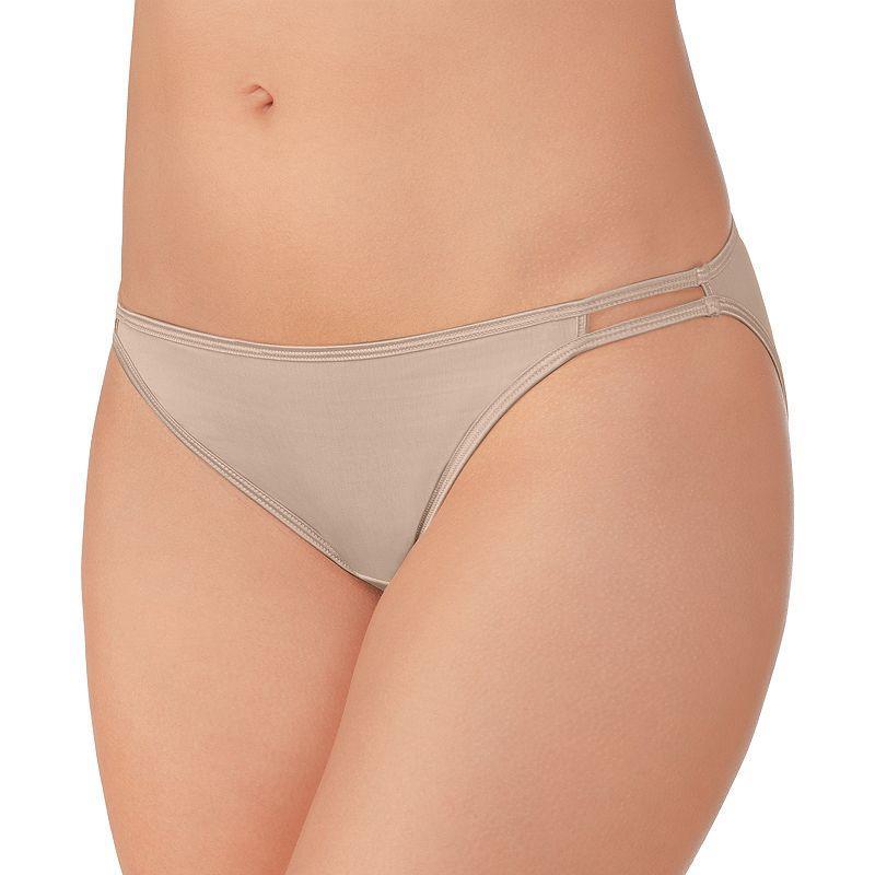 Plus Size Vanity Fair Lingerie Illumination String Bikini 18810, Womens Steele Purple Product Image