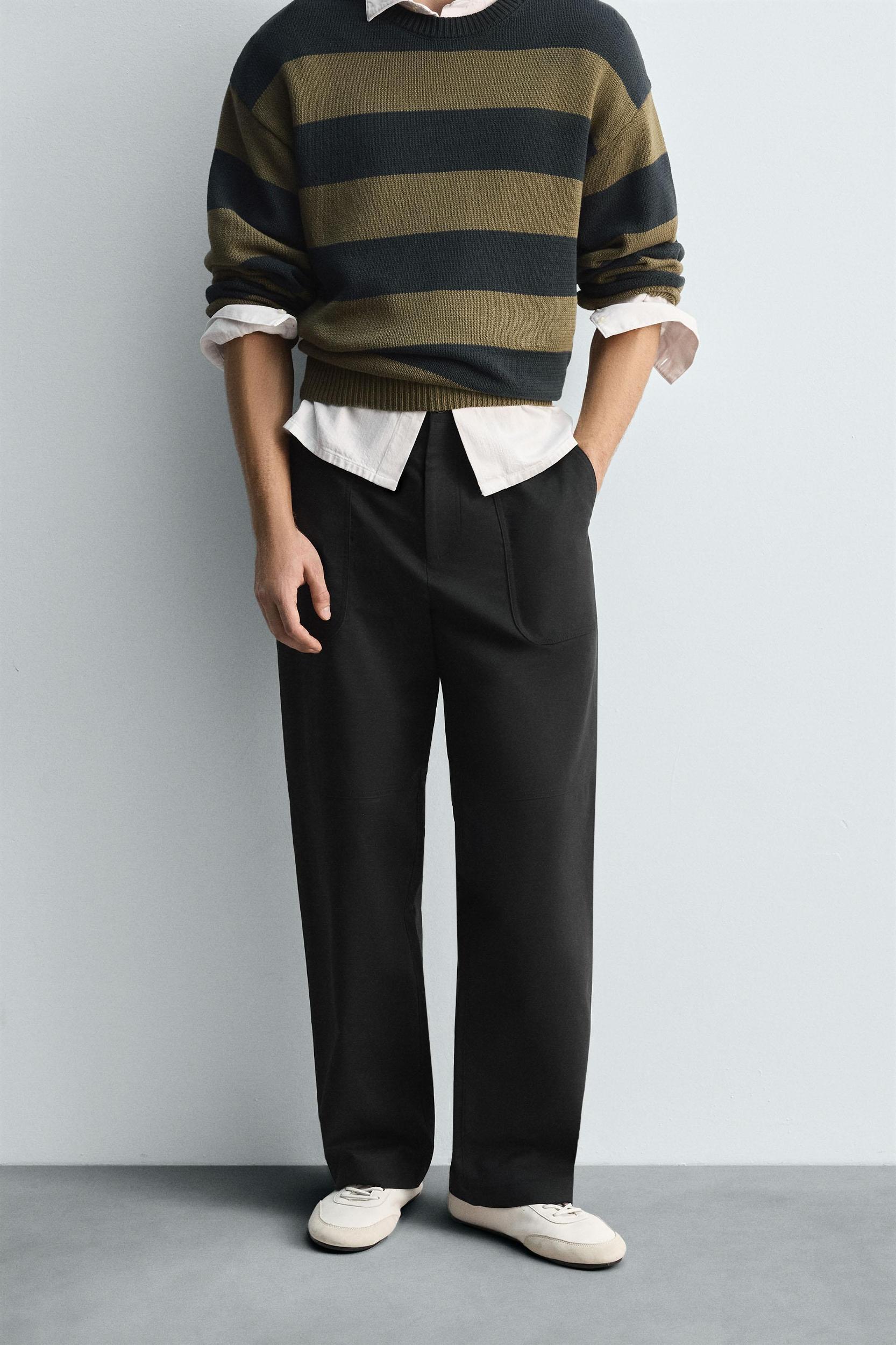 REGULAR FIT POCKET PANTS Product Image