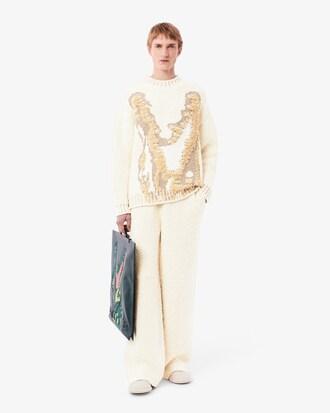 Runway Oversized Knit Track Pants Product Image
