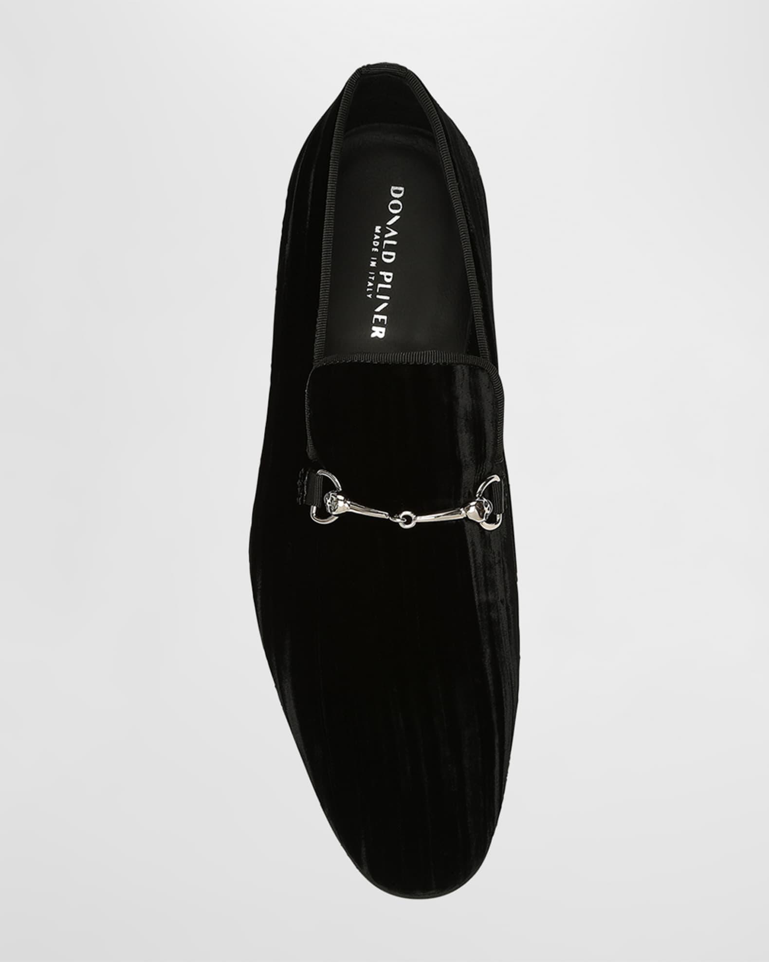 Men's Shawn Velvet Skull-Bit Loafers Product Image