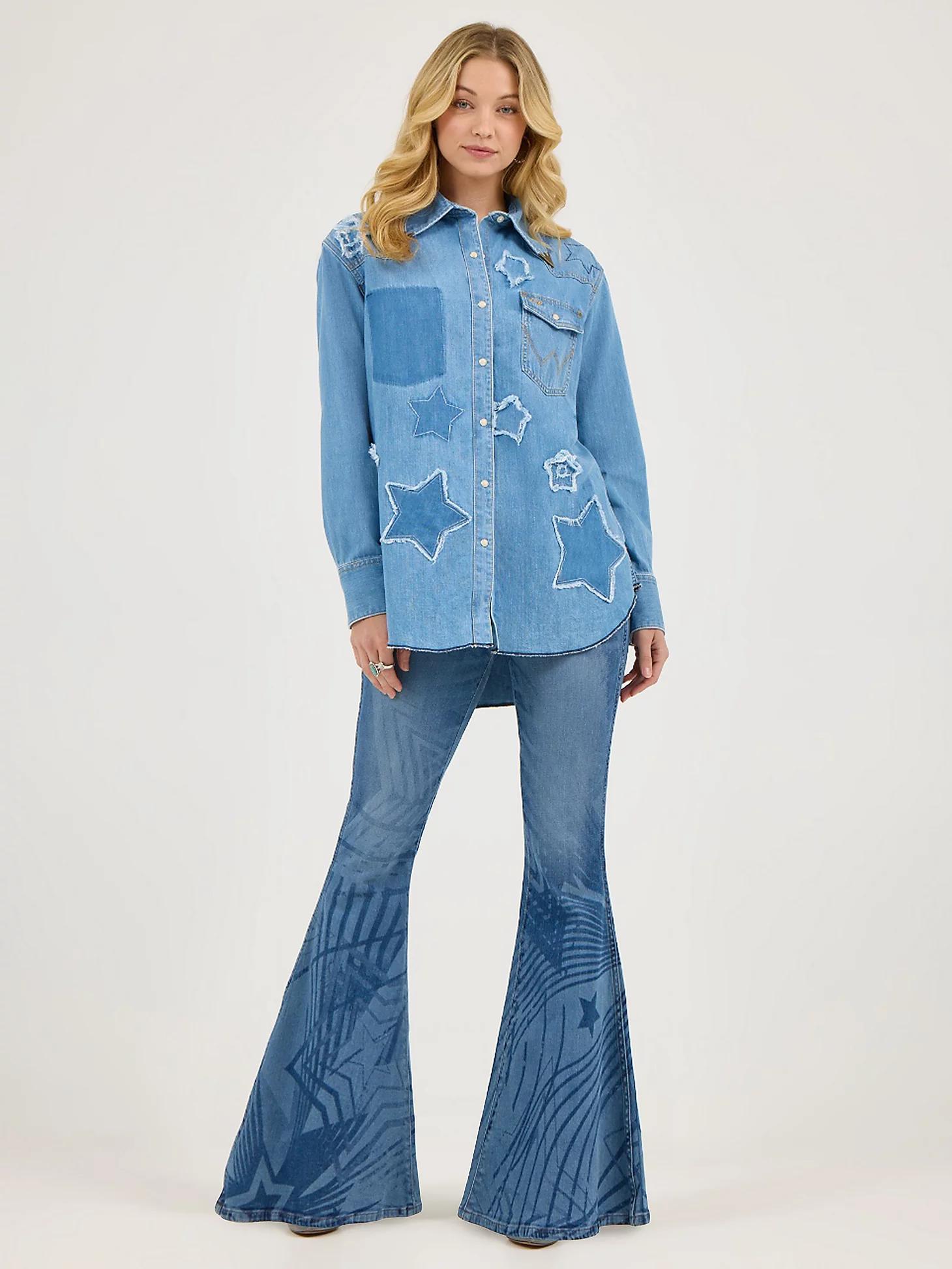 Wrangler x Lainey Wilson Starry Western Snap Shirt | Women's TOPS | Wrangler® Product Image
