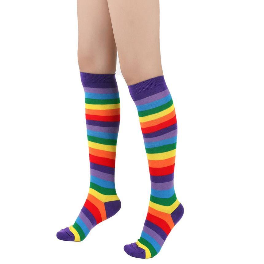 Striped Tall Socks Product Image