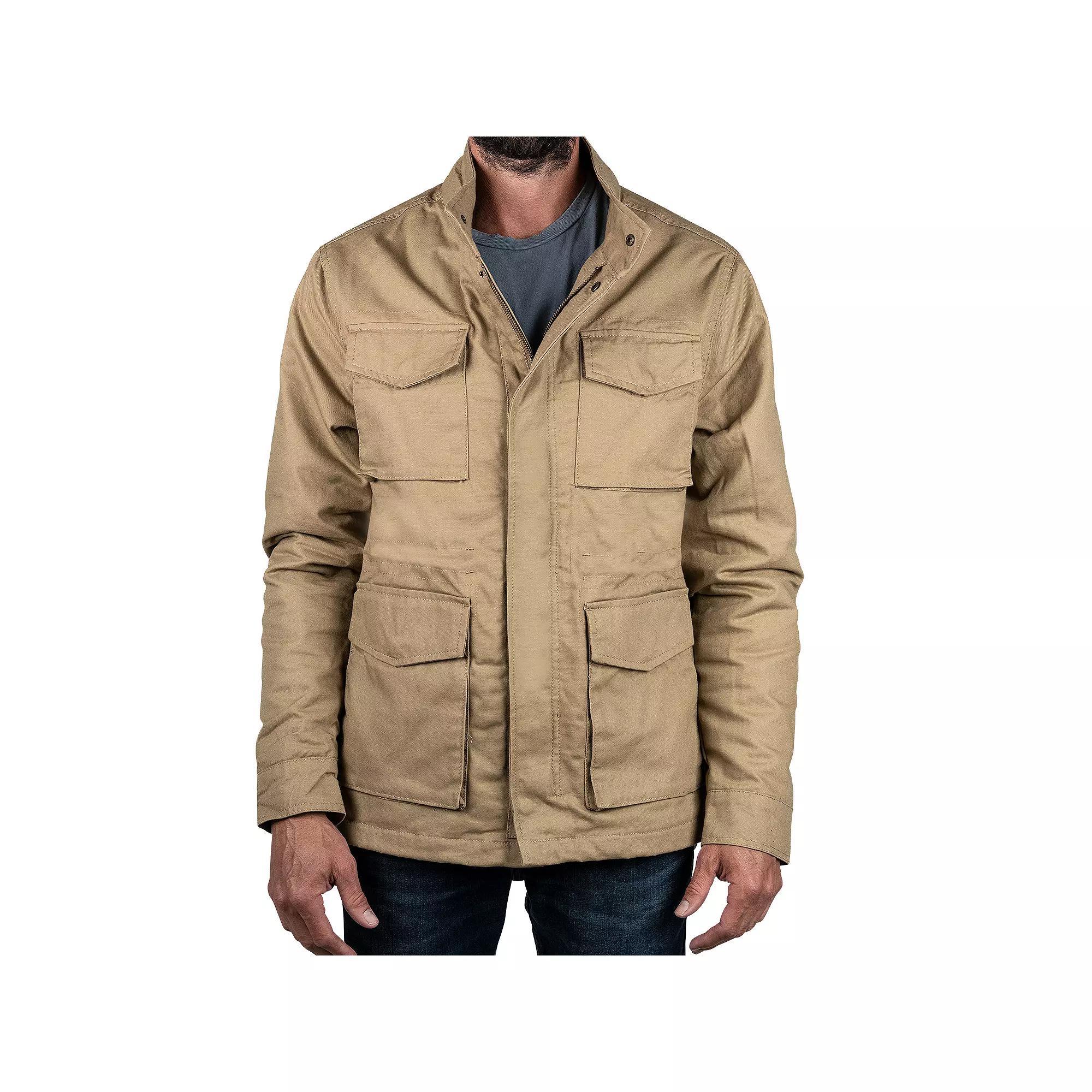 Men's Sonoma Goods For Life® Fleece-Lined Canvas Jacket, Size: XL, Green Product Image
