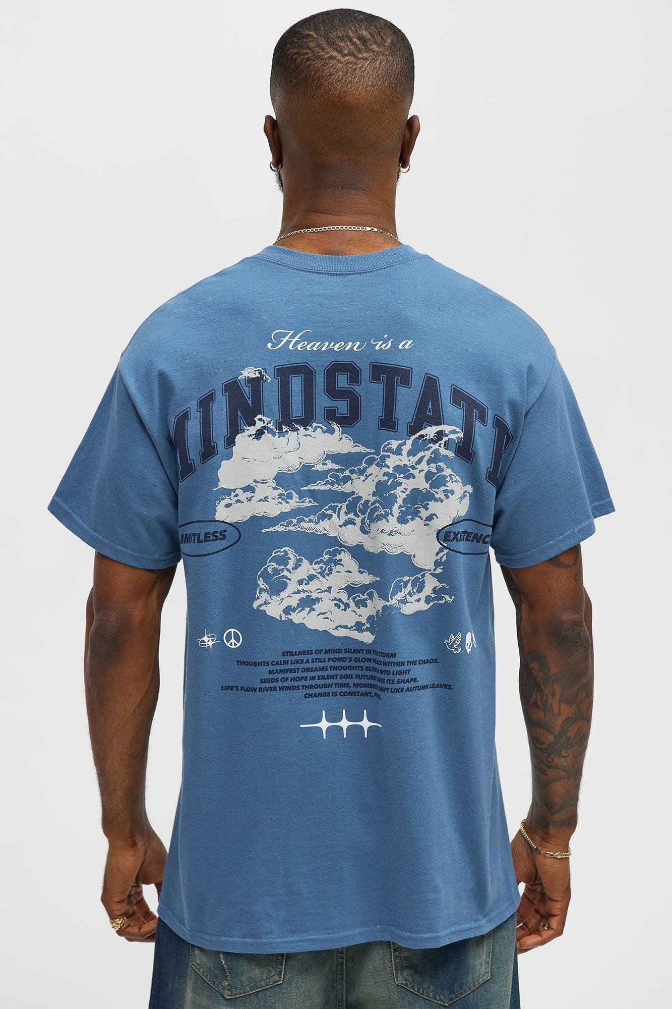 Heaven Is A Mindstate Short Sleeve Tee - Indigo Product Image