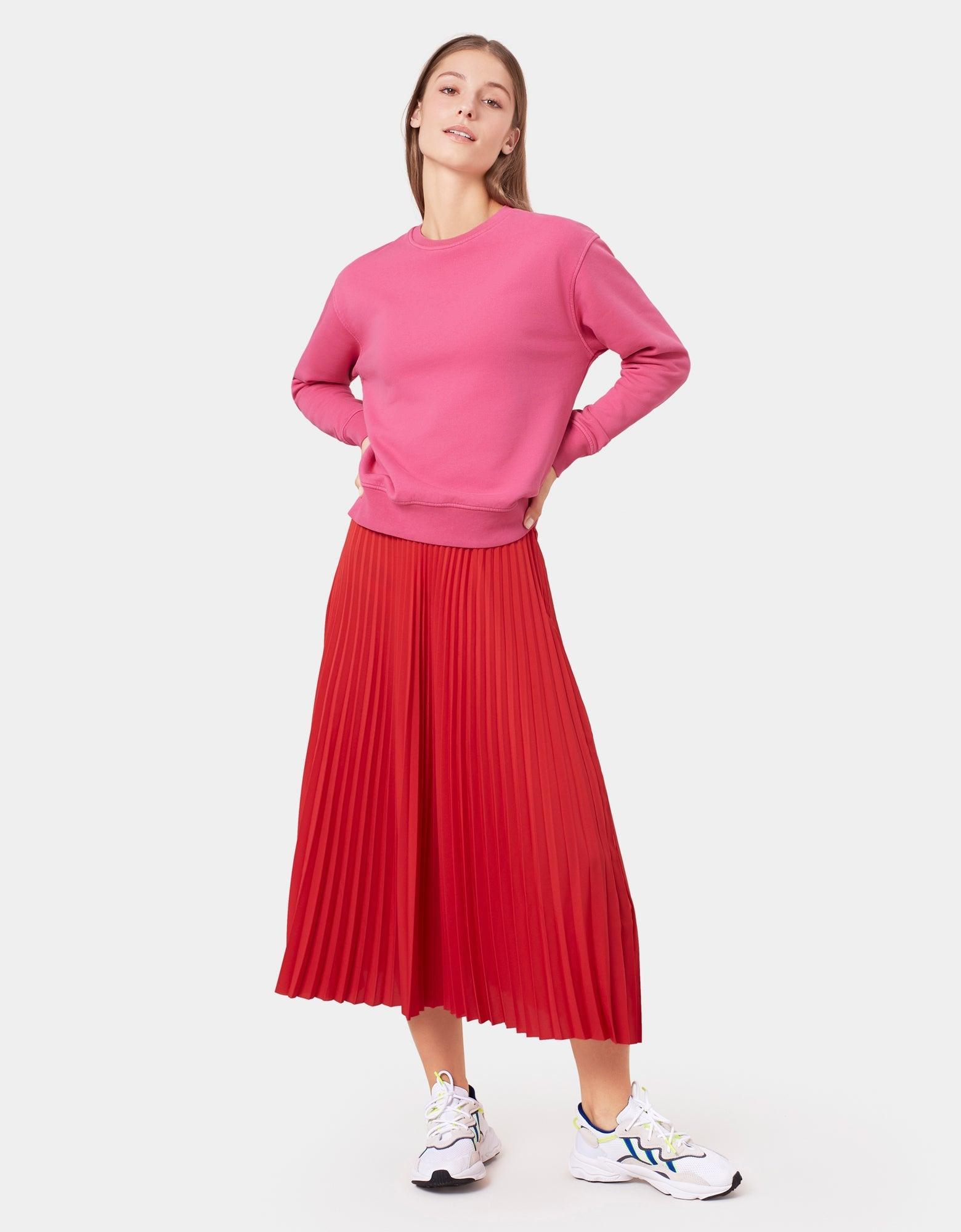 Women Classic Organic Crew - Sapphire Blue Product Image