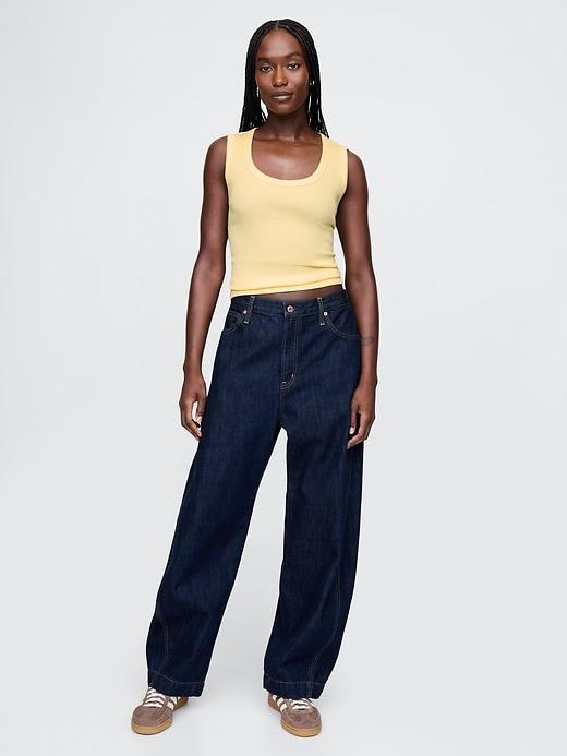 Rib Scoop Tank Top Product Image