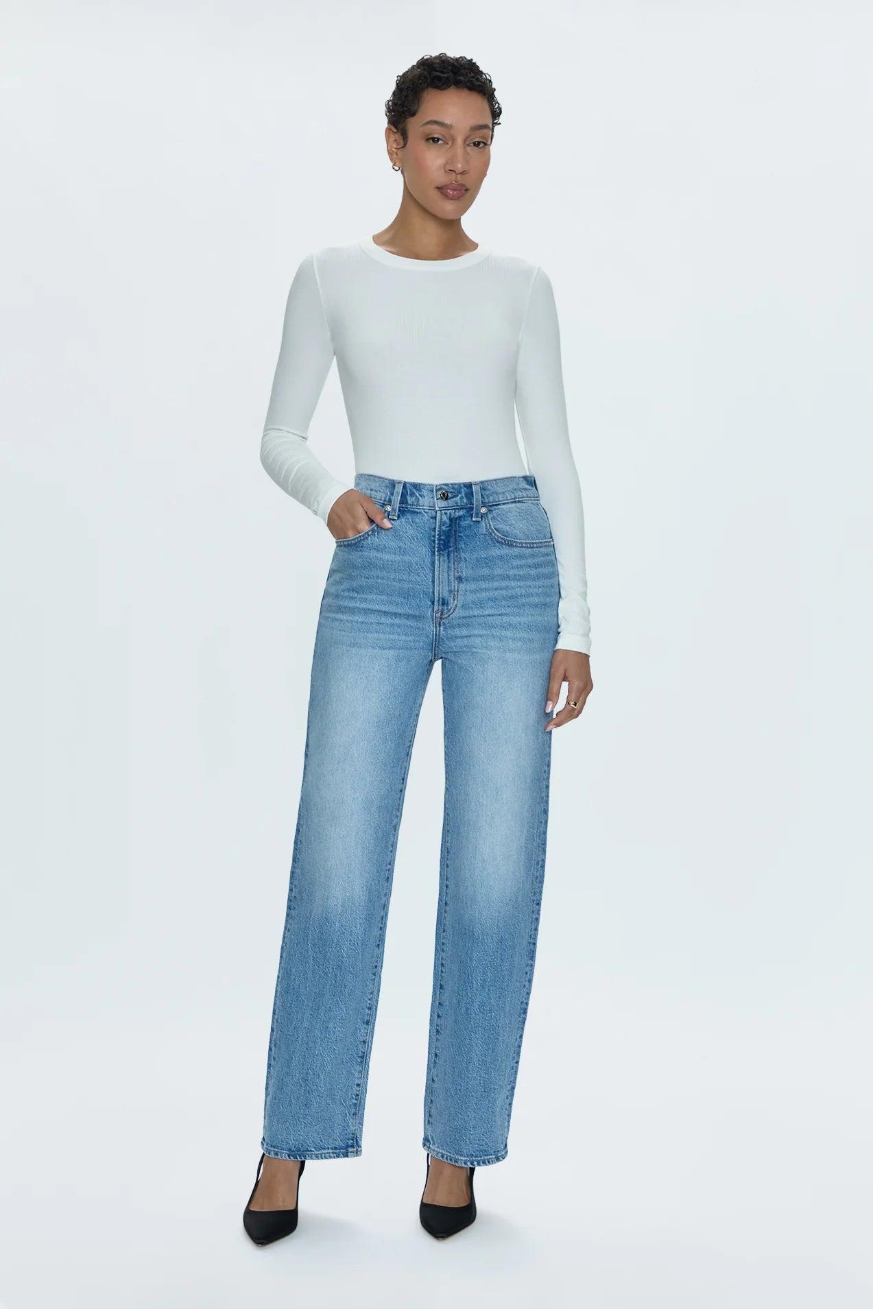 Cassie Super High Rise Straight - Fonda Product Image