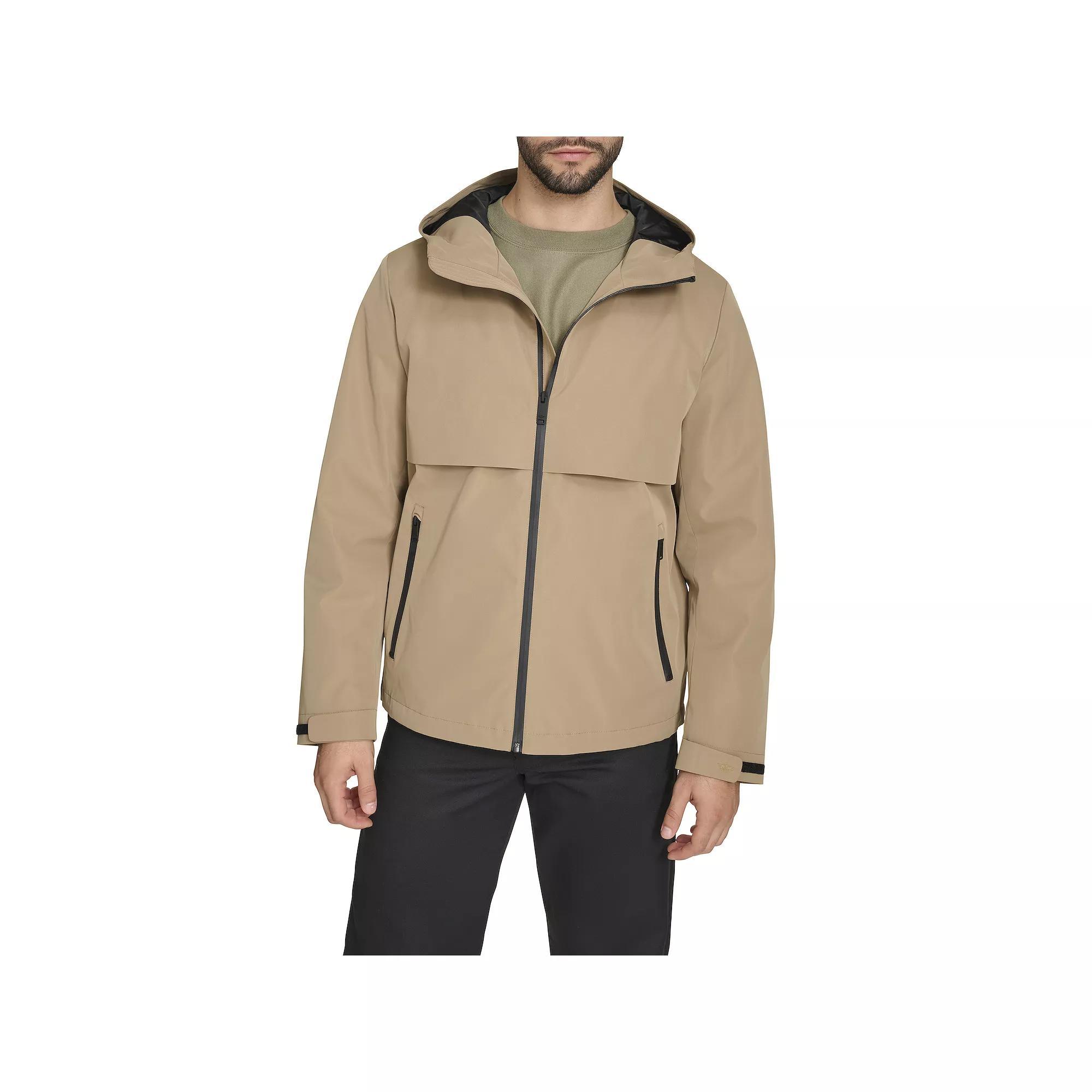 Men's Dockers® Go Series Hooded Rain Shell, Size: Medium, Blue Product Image
