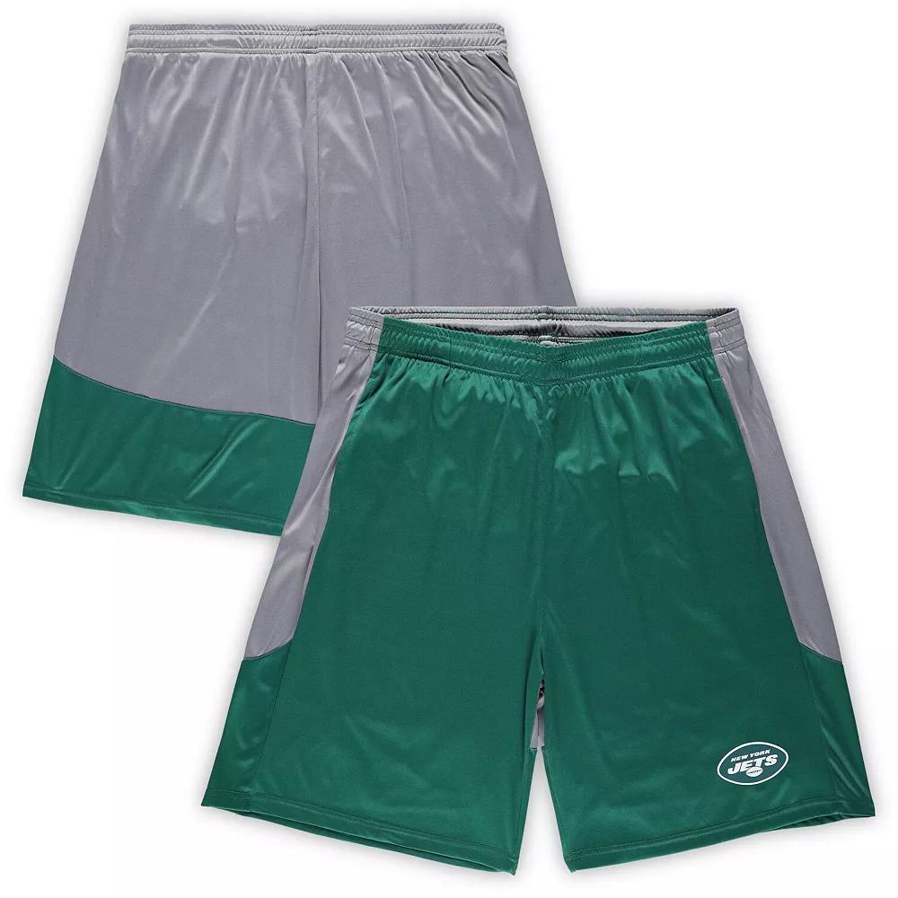Men's Fanatics Green New York Jets Big & Tall Team Logo Shorts, Size: 5XLT Product Image