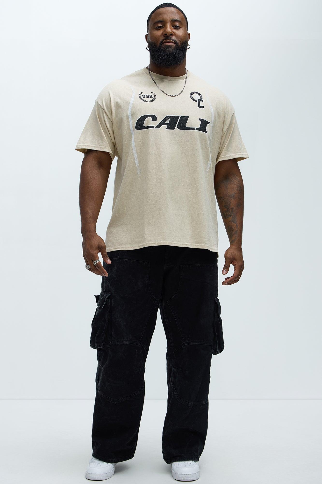 CALI USA Short Sleeve Tee - Sand Product Image