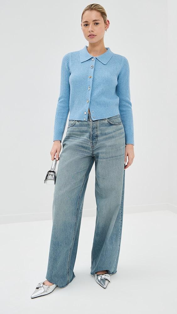 Marc Jacobs Cable Knit Charm Cardigan | Shopbop Product Image