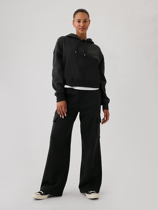 VintageSoft Cropped Hoodie Product Image