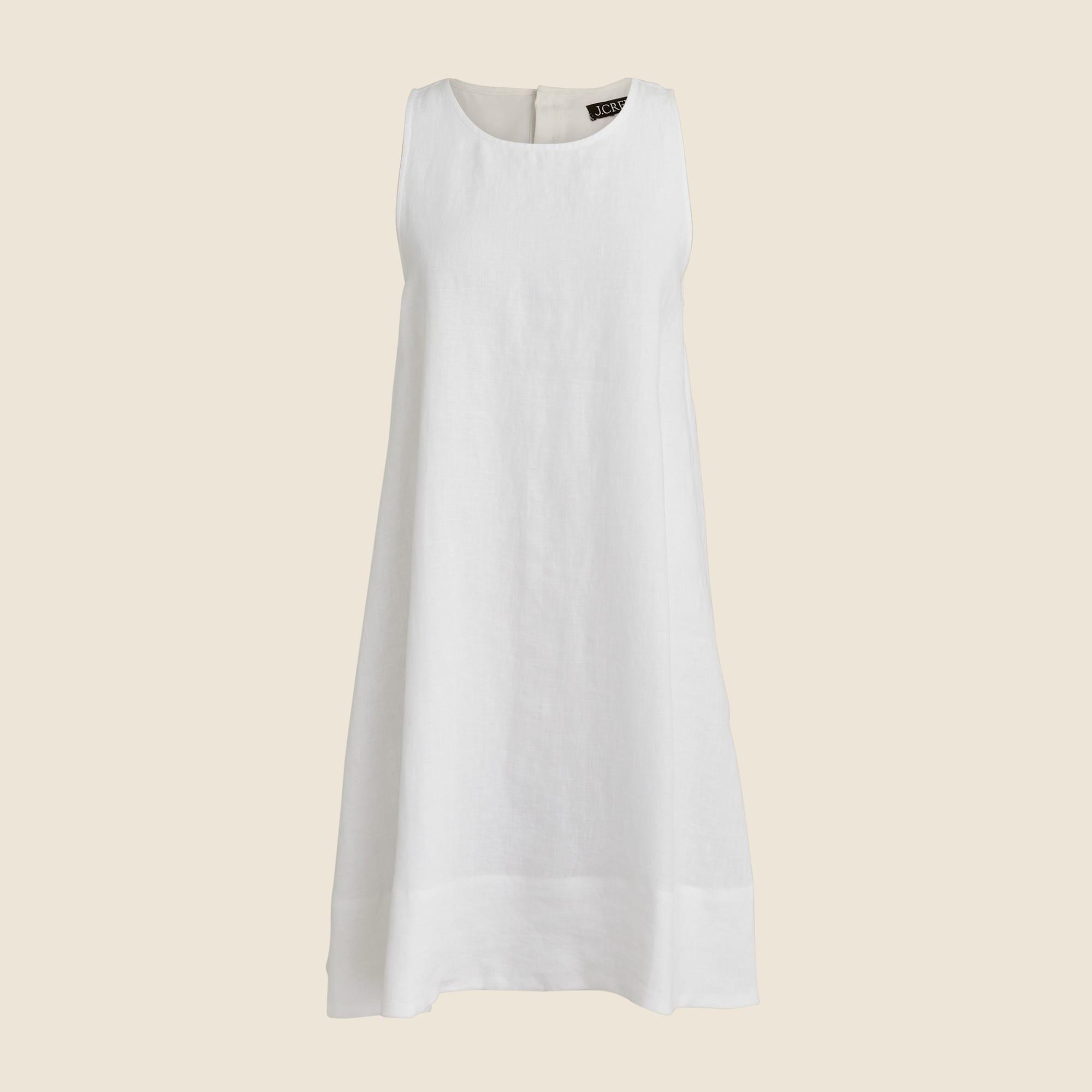 Maxine button-back dress in linen Product Image