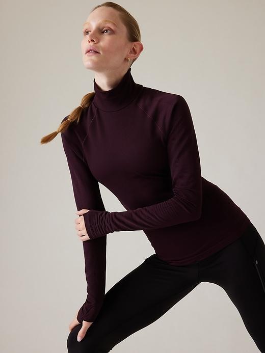 Flurry Seamless Turtleneck Top Product Image