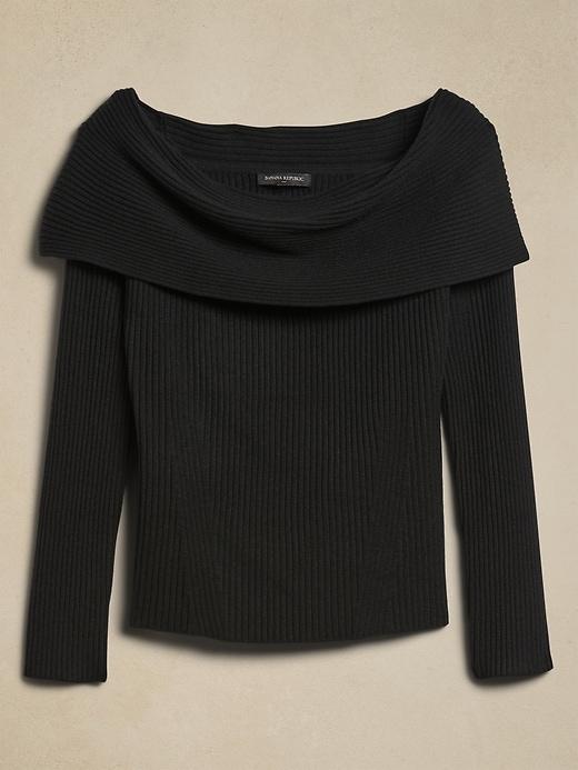 Off-Shoulder Sweater Product Image