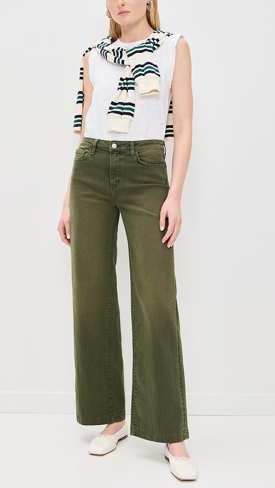 L'AGENCE Scottie High Rise Wide Leg Jeans | Shopbop Product Image