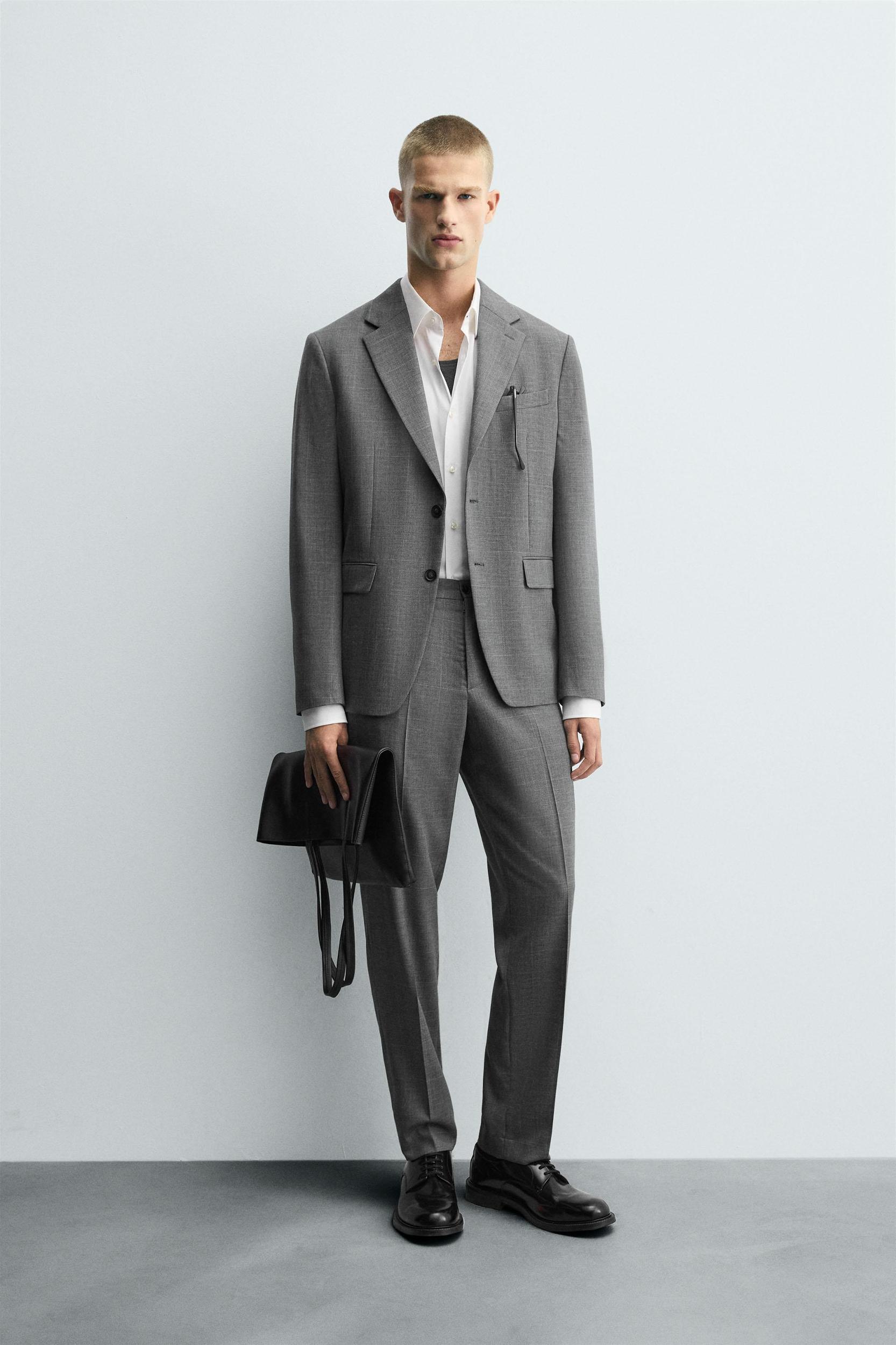 PLAID SUIT BLAZER Product Image